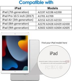 img 3 attached to 💎 JETech 2-Pack Tempered Glass Screen Protector for iPad 9/8/7 (10.2-Inch) & iPad Pro 10.5 (2017) - Premium Protection for 2021/2020/2019 Models and iPad Air 3 (10.5-Inch)