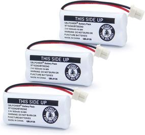 img 4 attached to 🔋 QBLPOWER BT162342/BT262342 Battery Pack for CS6114 CS6419 CS6719 EL52300 CL80111 Cordless Phone (Set of 3)
