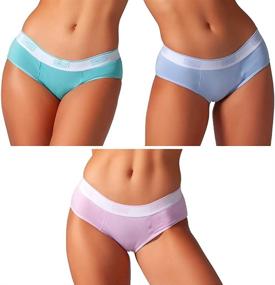 img 4 attached to Absorbent Hipster Panties Protective Underwear Women's Clothing and Lingerie, Sleep & Lounge