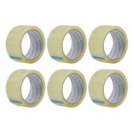 🔇 clear silent packing tape - low noise shipping tape for quiet moving and storage - 1 logo