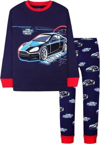 img 4 attached to Pajamas Toddler Children Sleepwear Jammies Boys' Clothing : Sleepwear & Robes