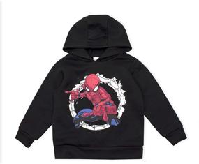 img 2 attached to Marvel Spiderman Hoodie Sweatshirt 2-Pack for Boys and Toddlers Apparel