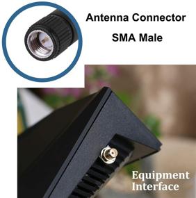 img 2 attached to 📡 Aigital SMA Antenna: Powerful 9dBi Dual Band WiFi Antenna for Huawei Routers/Cameras - 2 Pack
