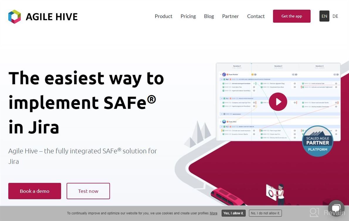 img 1 attached to Agile Hive - SAFe in Jira review by Michael Flade
