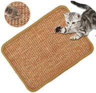 🐈 premium cat scratching mat, durable and eco-friendly sisal cat scratch pad | non-slip design for cats to safely sharpen claws while protecting furniture (23.6×15.7 in) logo