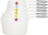 📐 efficient and accurate: oxo good grips 7-piece measuring cup set with unique 1.5 cup size logo