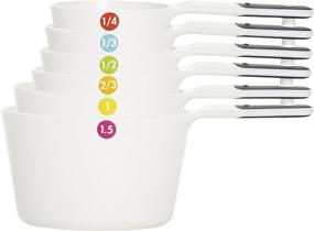 img 4 attached to 📐 Efficient and Accurate: OXO Good Grips 7-Piece Measuring Cup Set with Unique 1.5 Cup Size