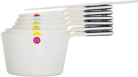 img 2 attached to 📐 Efficient and Accurate: OXO Good Grips 7-Piece Measuring Cup Set with Unique 1.5 Cup Size