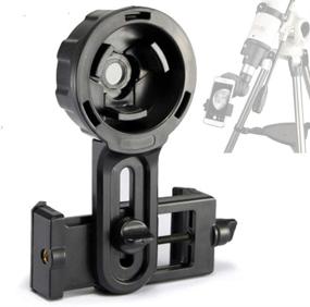 img 4 attached to 📱 Universal Smart Phone Adapter for Telescope, Microscope, and Digiscoping - Easy Alignment and Universal Photography Mount for Lastest Phone Models