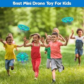 img 3 attached to SHWD Hand Operated Drones for Kids - Mini Drone UFO with LED Lights for Boys Girls Birthday Christmas - Levitation Drones Flying Ball Toy 360 Rotating Helicopter - Indoor Outdoor Fun for Kids Adults