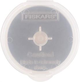 img 2 attached to 🔪 Запасные лезвия Fiskars 193730-1004 60 мм для роторной резки - 5 штук, серебристые: Превосходное качество ремесленного инструмента