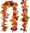lvydec pack fall maple garland seasonal decor for wreaths, garlands & swags logo