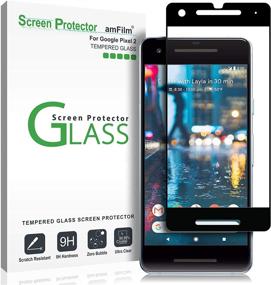 img 4 attached to 📱 Защитное стекло amFilm Glass для Google Pixel 2: ультимативная защита с закаленным стеклом
