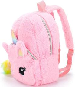 img 3 attached to AINIBAB 🦄 Unicorn Nursery Toddler Backpack