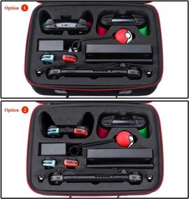 img 2 attached to 🎮 Zadii Hard Carrying Case for Switch OLED Model and Nintendo Switch with Travel Compatibility for Poke Ball Plus and Pro Controller