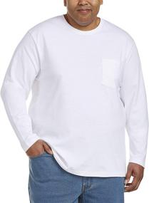 img 3 attached to 👕 Ultimate Comfort: Amazon Essentials Long Sleeve Pocket T-Shirt – A Wardrobe Essential!