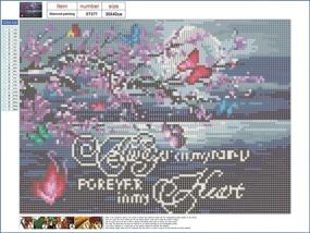 img 2 attached to Diamond Painting Adults Butterfly Embroidery Crafting in Mosaic Making