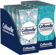 одноразовые влажные салфетки cottonelle, упакованные поштучно логотип