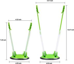 img 1 attached to 👜 6-Pack Baggy Rack Stands - Adjustable Hands-Free Clips for Plastic Freezer Bags and Food Storage Bags - Convenient Bag Holders for Enhanced Organization