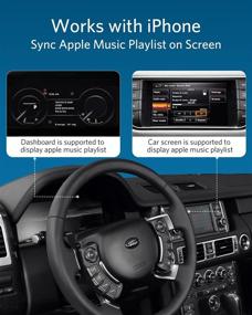 img 1 attached to Enhance Your In-Car Audio Experience with the Airdual Bluetooth Adapter for Land Rover, Range Rover, Jaguar 30 pin iPod iPhone Music Interface