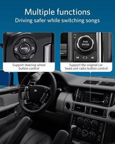 img 2 attached to Enhance Your In-Car Audio Experience with the Airdual Bluetooth Adapter for Land Rover, Range Rover, Jaguar 30 pin iPod iPhone Music Interface