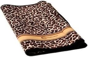 img 2 attached to 🐆 Brown Leopard Luggage Protector Pattern - Essential Travel Accessory