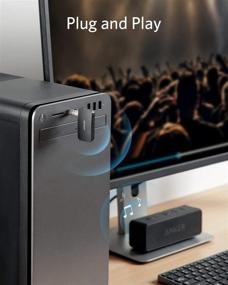 img 1 attached to 🎧 Anker Soundsync Bluetooth 5.0 Transmitter with Extended 13-Hour Battery Life, aptX Low Latency, Dual Device Connection - Ideal for TV, PC, CD Player, iPod / MP3 / MP4 Player, iPad/iPad Air/iPad Mini, and More