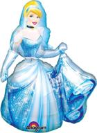 👸 cinderella air walker balloon: a multicolor party must-have, 48-inch by anagram international логотип