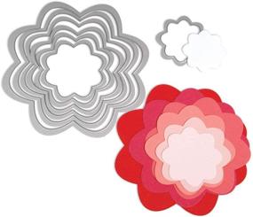 img 3 attached to 🌸 Sizzix Framelits Die Set 7/PK - Flower Designs