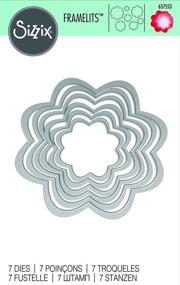 img 2 attached to 🌸 Sizzix Framelits Die Set 7/PK - Flower Designs