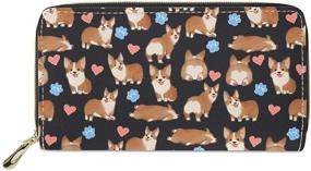 img 4 attached to Doginthehole Dachshund Wallets Organizer Leather Women's Handbags & Wallets and Wallets