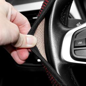 img 2 attached to Rhinestones Steering Universal Non Slip Accessories Interior Accessories