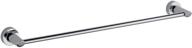 delta faucet compel 24 inch towel bar - stylish chrome bathroom accessory, model 77124 logo