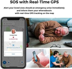 img 3 attached to 📱 Alphahom Care Go Персональная сигнализация - Надежная система экстренного оповещения с отслеживанием GPS в реальном времени (2 шт)