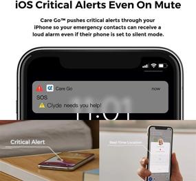 img 1 attached to 📱 Alphahom Care Go Персональная сигнализация - Надежная система экстренного оповещения с отслеживанием GPS в реальном времени (2 шт)