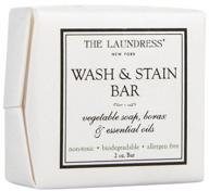 🌿 the laundress wash & stain bar: all-natural vegetable soap with borax & essential oils - 2 oz travel size, perfect laundry soap bar and stain remover, hypoallergenic solution for clean and fresh clothes logo