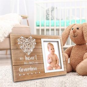 img 3 attached to 🖼️ VILIGHT Grandmother's Picture Frame - Christmas Gifts for Nana from Grandchildren, Granddaughter, and Grandson - Pregnancy Announcement Gift for New Grandma - 4x6 Inches Photo