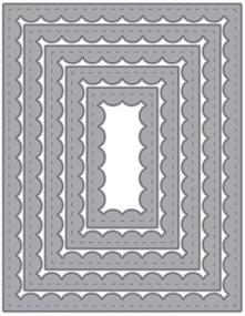 img 4 attached to Embossed Rectangular Rectangle Template Scrapbooking