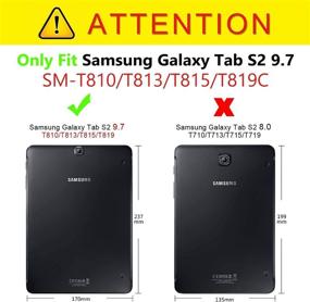 img 3 attached to Case For Samsung Galaxy Tab S2 9 Tablet Accessories