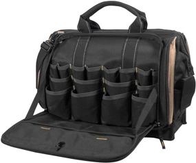 img 1 attached to CLC Custom LeatherCraft 1539 🧰 Multi-Compartment Tool Bag with 50 Pockets