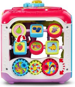 img 1 attached to 🧩 VTech Sort & Discovery Activity Cube - Pink (Frustration-Free Packaging)