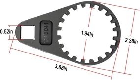 img 3 attached to Sunluway Fuel Filter Water Separator Wrench MT0041 for Yamaha 4-Strokes 150-350 HP: 0406 Serial Number, HDPI 2006-Present Models