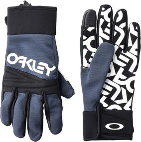 img 1 attached to Oakley Mens Factory Glove Orange Men's Accessories