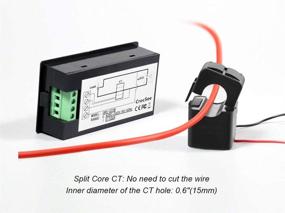 img 2 attached to 🔌 CrocSee AC 80-260V 100A CRS-022B Multimeter with LCD Display: Current Voltage Power Energy & More