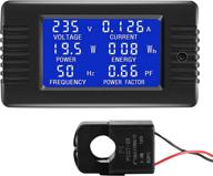 🔌 crocsee ac 80-260v 100a crs-022b multimeter with lcd display: current voltage power energy & more logo