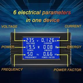 img 3 attached to 🔌 CrocSee AC 80-260V 100A CRS-022B Multimeter with LCD Display: Current Voltage Power Energy & More