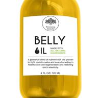 belly oil for pregnancy and stretch marks - all natural scar prevention and reduction therapy, and uneven skin tone - safe for use during and postpartum - dermatologist recommended - 4 fl oz: the ultimate solution for a blemish-free belly and beautiful skin logo