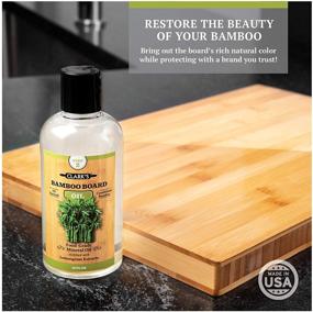 img 2 attached to 🌿 Bamboo Cutting Board Oil (12oz) by CLARK'S - Enriched with Lemongrass Extract - Food Grade Special Formula for Kitchen Butcher Blocks and Chopping Board Care