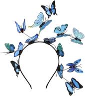 🦋 halloween butterfly fascinator headband: exquisite women's special occasion accessories logo