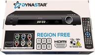 dynastar dvd-x9000hd region free dvd player with 📀 hdmi output - includes hdmi cable, 110-240v multi-region code free logo